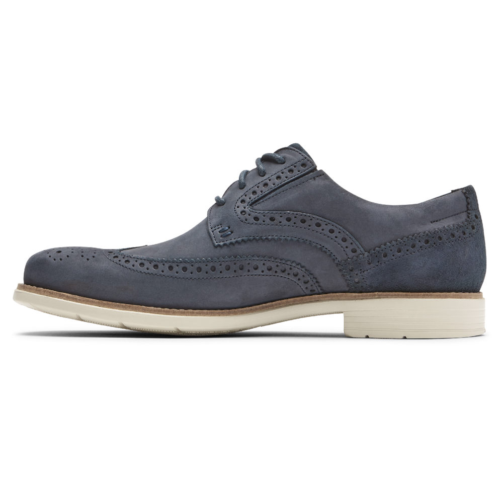 Rockport Sneakers For Mens Blue - Total Motion Classic Dress Wingtip - LX3428657